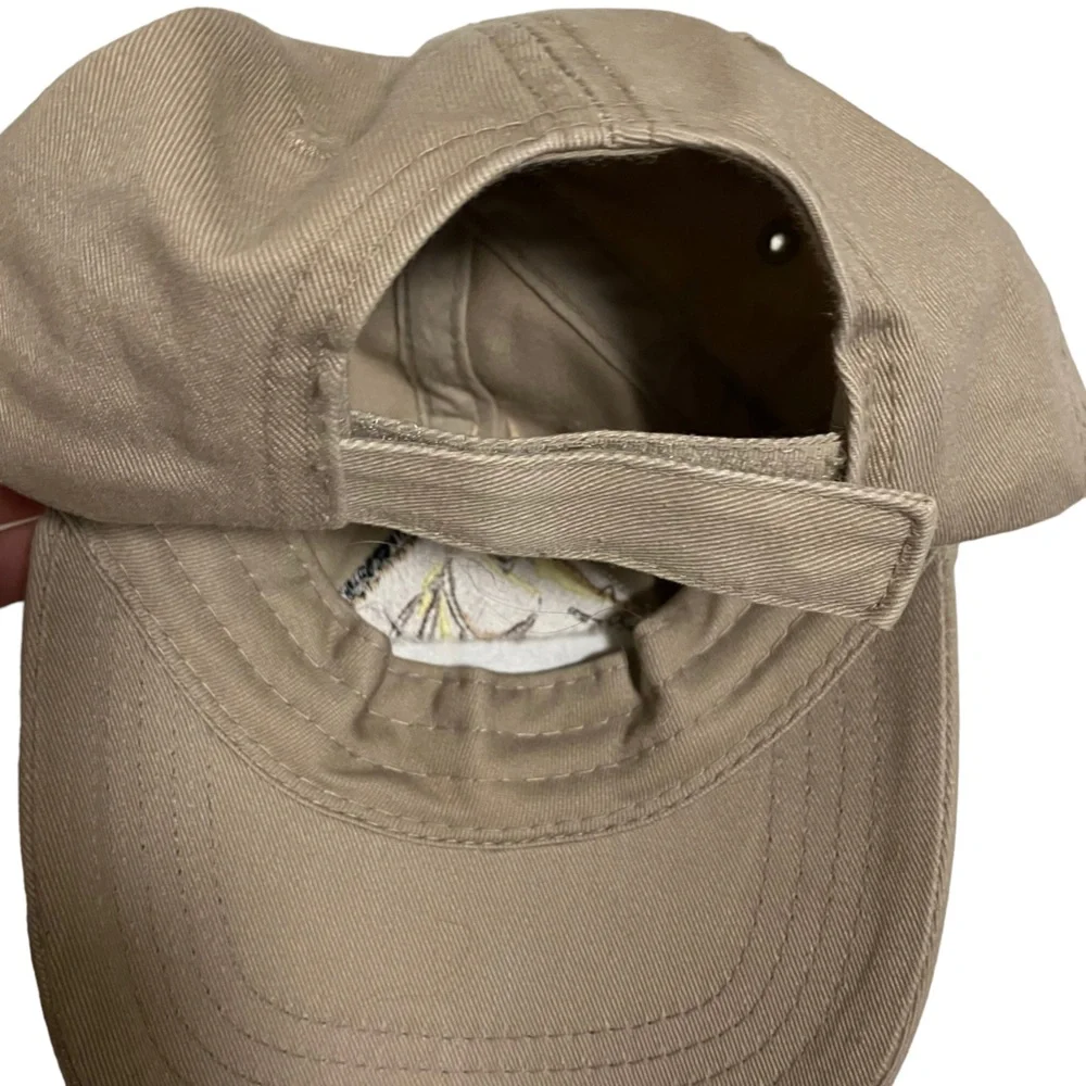 Chincoteague Island Embroidered Horse Tan Childs Hat